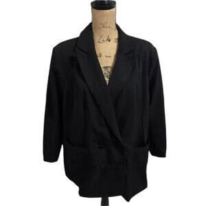 Eloquii Classic Black Suit Jacket